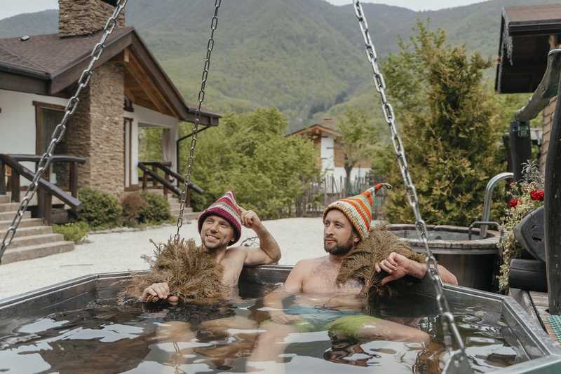 Банный комплекс в горах